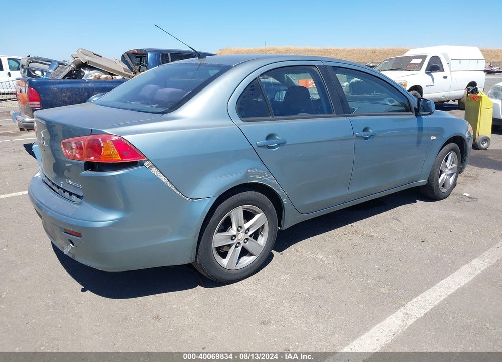 2009 MITSUBISHI LANCER ES/ES SPORT VIN: JA3AU26U49U037488