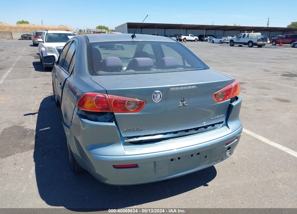2009 MITSUBISHI LANCER ES/ES SPORT VIN: JA3AU26U49U037488