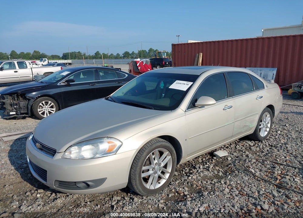 2008 CHEVROLET IMPALA LTZ VIN: 2G1WU583689200434