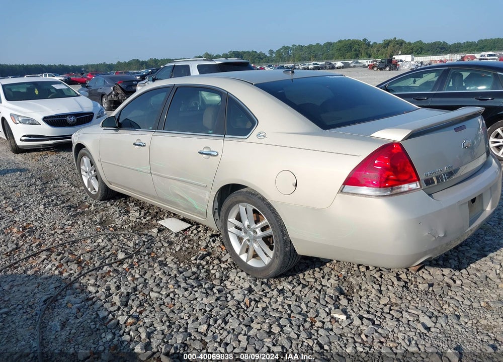 2008 CHEVROLET IMPALA LTZ VIN: 2G1WU583689200434