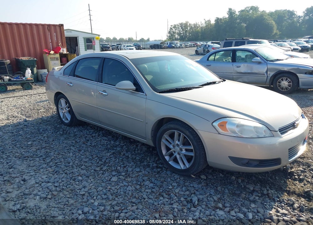 2008 CHEVROLET IMPALA LTZ VIN: 2G1WU583689200434