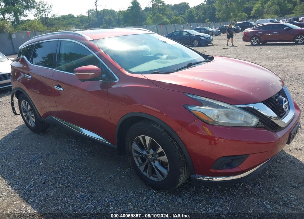 2015 NISSAN MURANO SL VIN: 5N1AZ2MH1FN224049