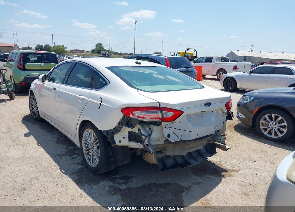 2013 FORD FUSION SE VIN: 3FA6P0HR1DR127344