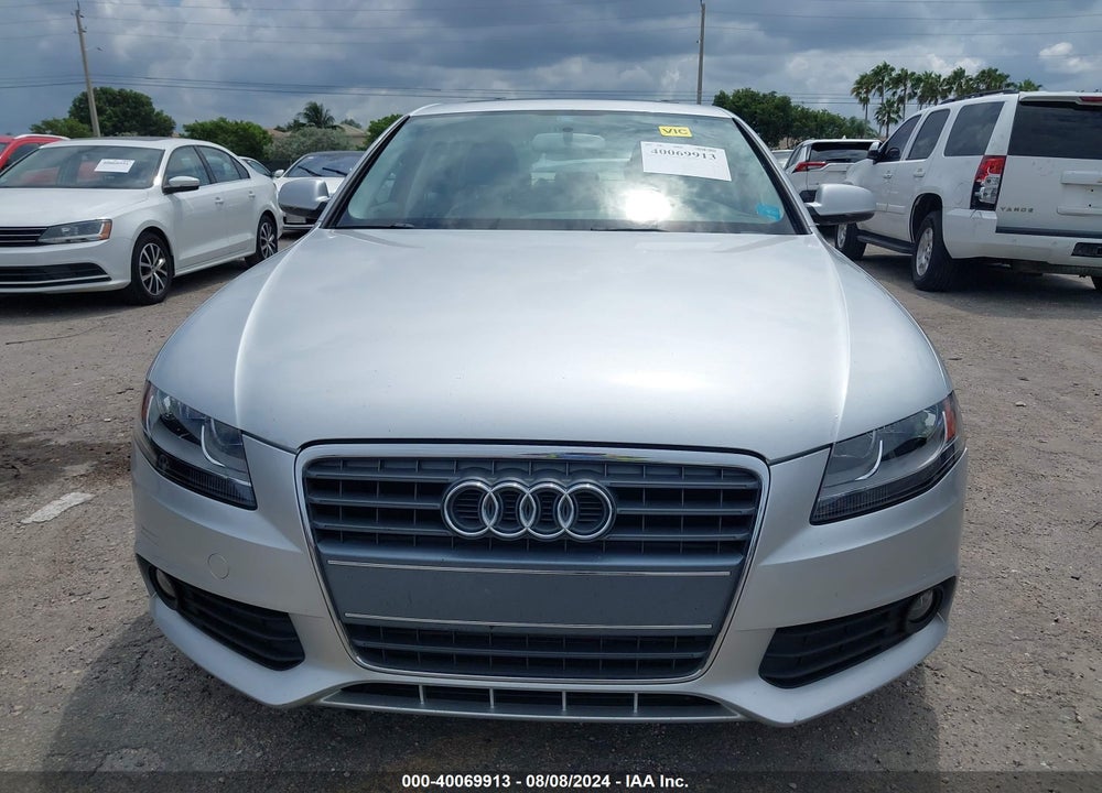 2010 AUDI A4 2.0T PREMIUM VIN: WAUAFAFL6AN047299