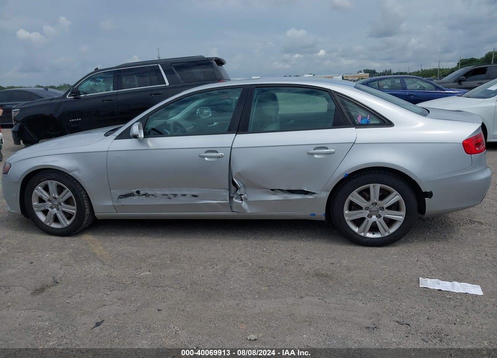 2010 AUDI A4 2.0T PREMIUM VIN: WAUAFAFL6AN047299