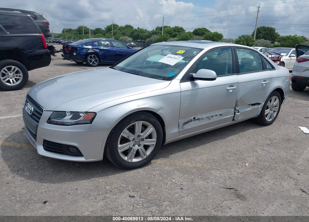 2010 AUDI A4 2.0T PREMIUM VIN: WAUAFAFL6AN047299