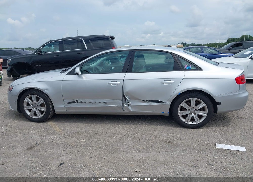2010 AUDI A4 2.0T PREMIUM VIN: WAUAFAFL6AN047299