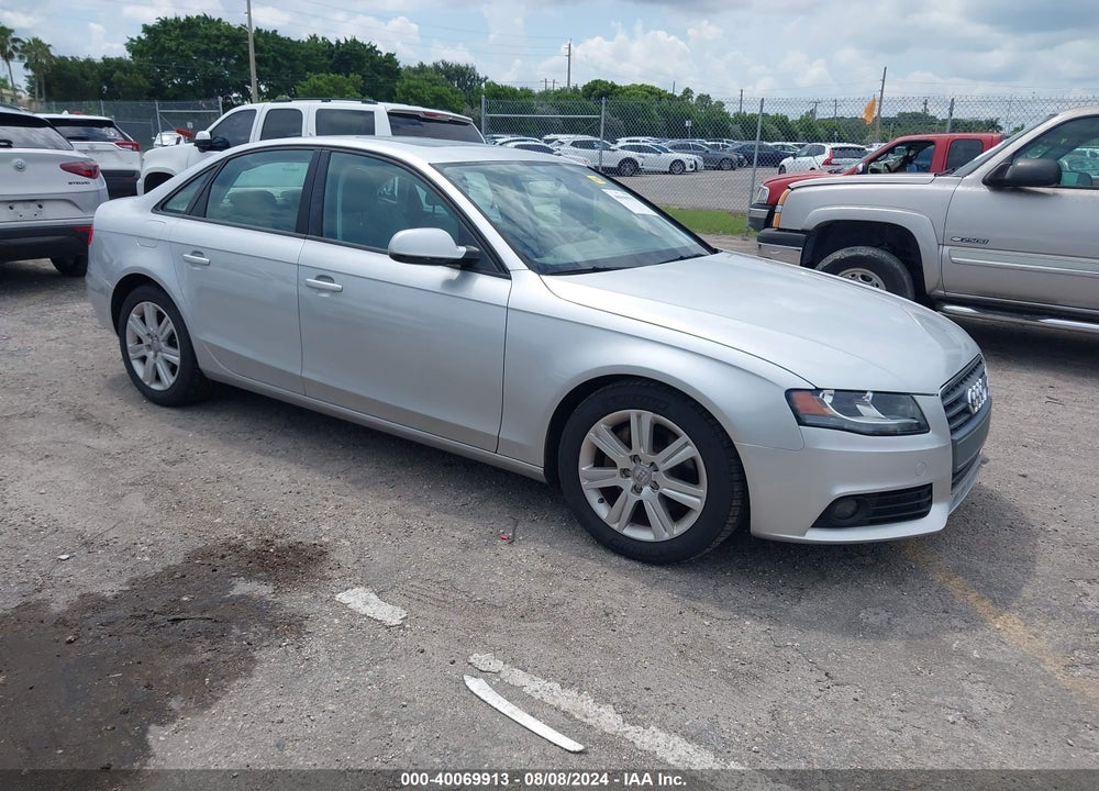 2010 AUDI A4 2.0T PREMIUM VIN: WAUAFAFL6AN047299