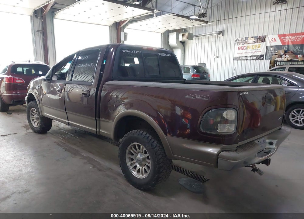 2001 FORD F-150 KING RANCH EDITION/LARIAT/XLT VIN: 1FTRW08L51KB52429