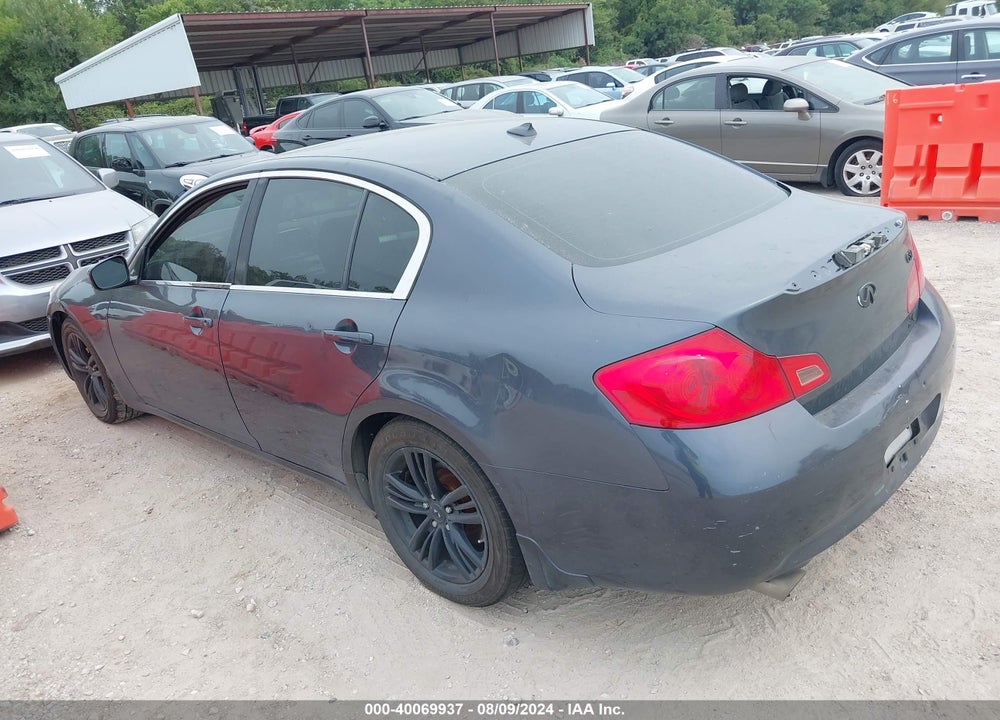 2009 INFINITI G37 JOURNEY VIN: JNKCV61EX9M014939