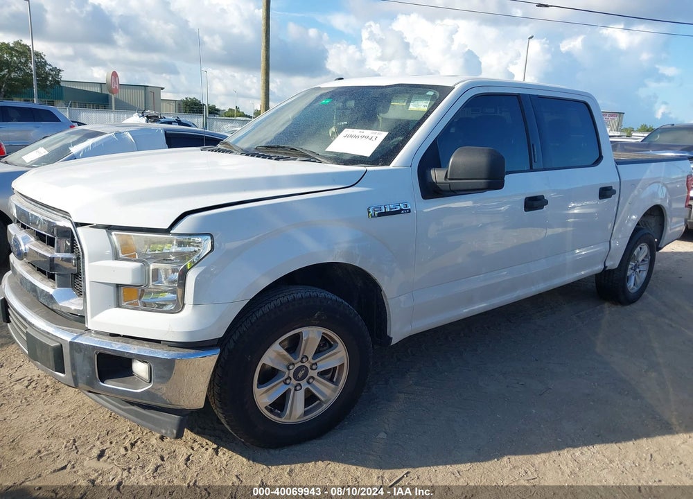 2017 FORD F-150 XLT VIN: 1FTEW1CF0HFB67574