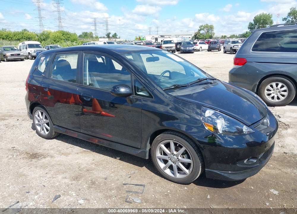 2008 HONDA FIT SPORT VIN: JHMGD37668S009167