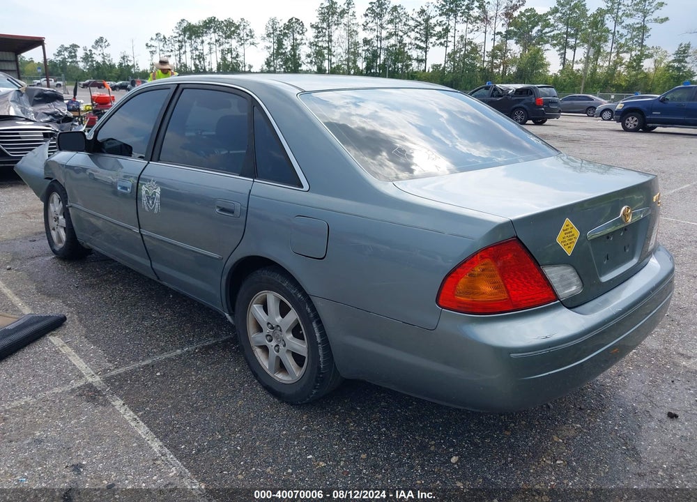 2001 TOYOTA AVALON XLS VIN: 4T1BF28B81U120496
