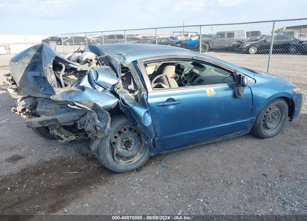 2008 HONDA CIVIC LX VIN: 2HGFG12688H502485