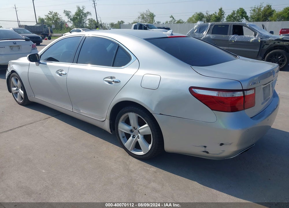 2007 LEXUS LS 460 VIN: JTHBL46FX75012834
