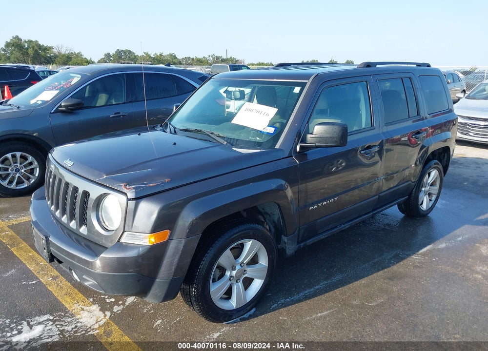2017 JEEP PATRIOT LATITUDE FWD VIN: 1C4NJPFB4HD183637