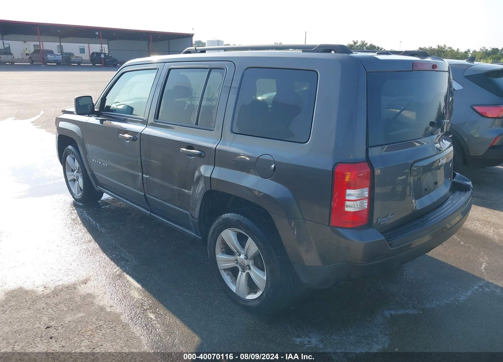 2017 JEEP PATRIOT LATITUDE FWD VIN: 1C4NJPFB4HD183637
