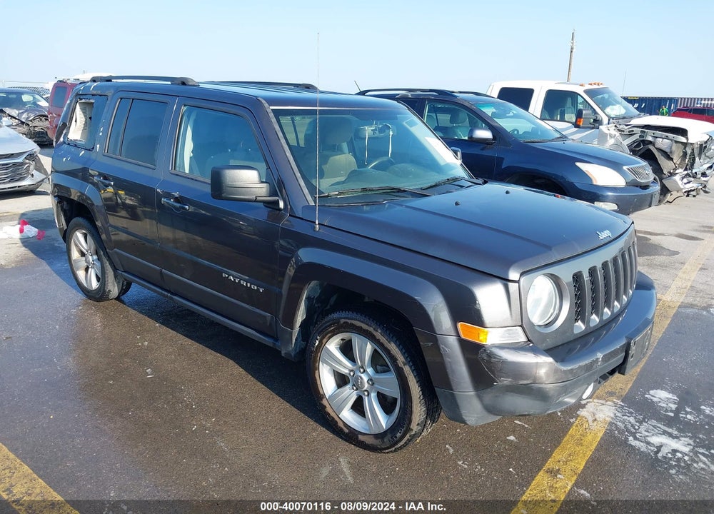2017 JEEP PATRIOT LATITUDE FWD VIN: 1C4NJPFB4HD183637