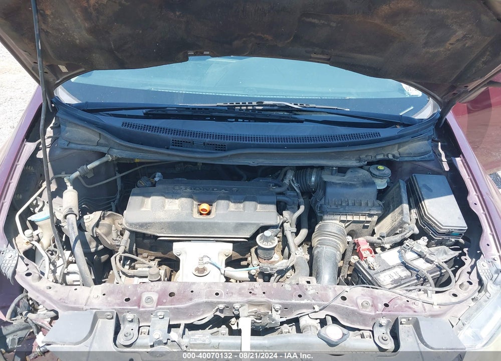 2012 HONDA CIVIC LX VIN: 2HGFB2F58CH562524
