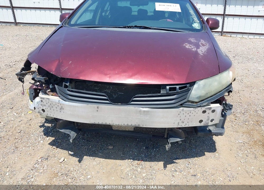 2012 HONDA CIVIC LX VIN: 2HGFB2F58CH562524