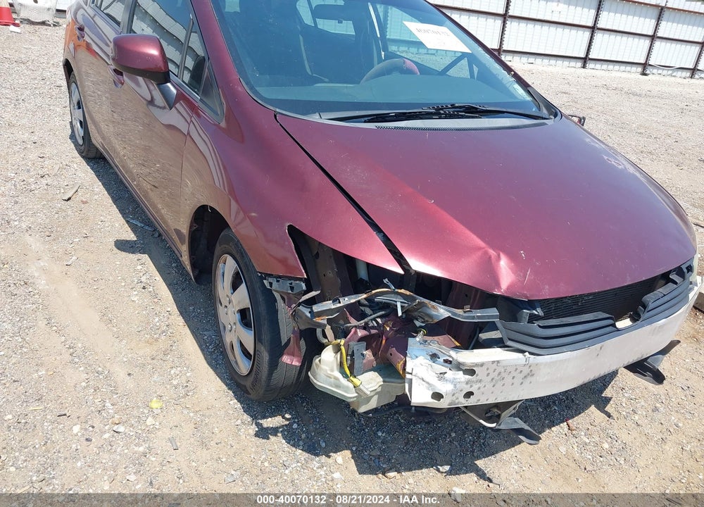 2012 HONDA CIVIC LX VIN: 2HGFB2F58CH562524