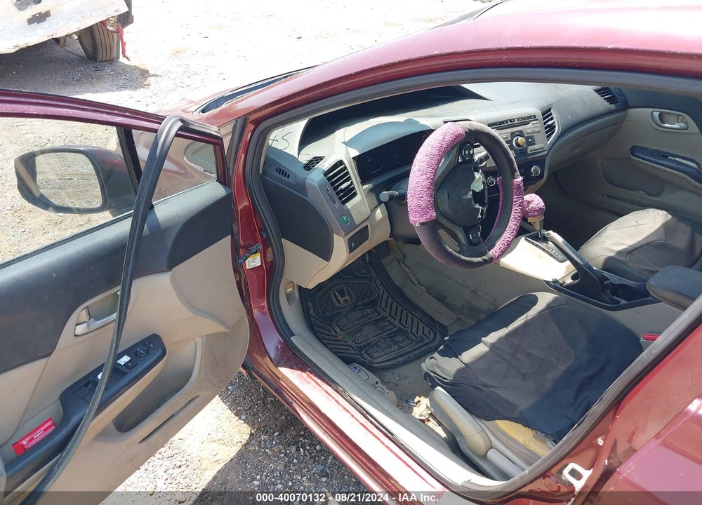 2012 HONDA CIVIC LX VIN: 2HGFB2F58CH562524