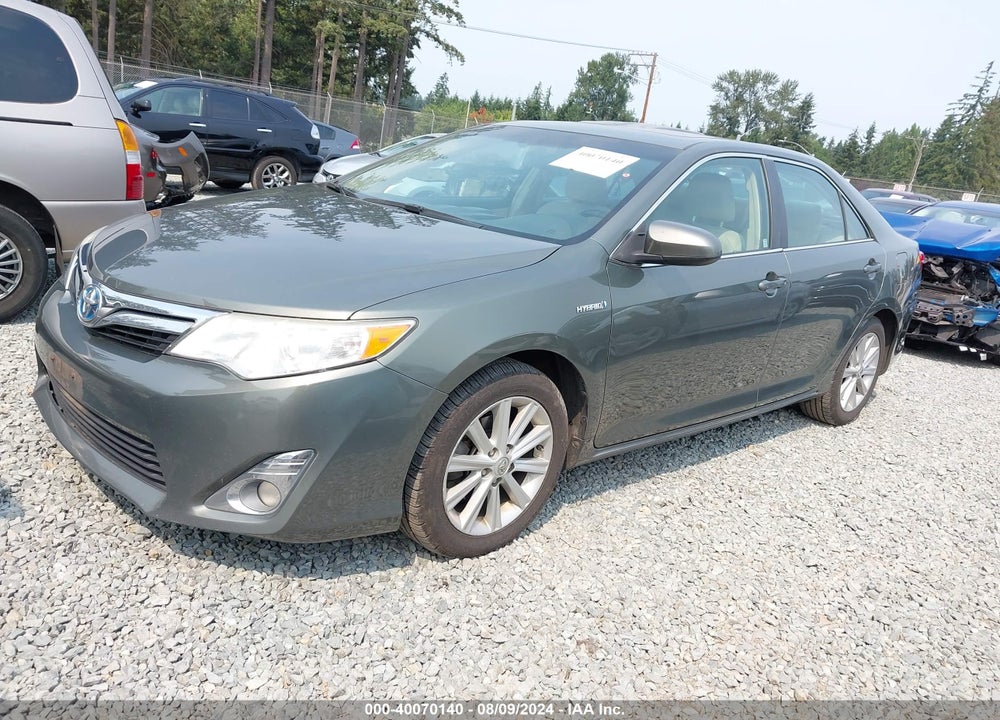 2014 TOYOTA CAMRY HYBRID XLE VIN: 4T1BD1FK2EU124696