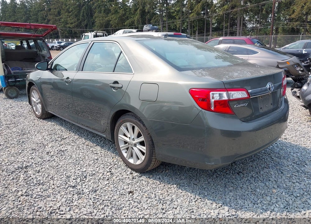 2014 TOYOTA CAMRY HYBRID XLE VIN: 4T1BD1FK2EU124696