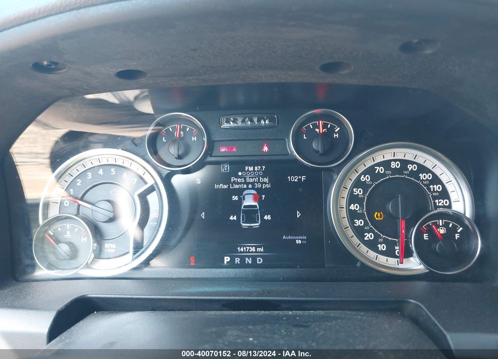 2017 RAM 1500 BIG HORN 4X2 5'7 BOX VIN: 3C6RR6LT9HG687418
