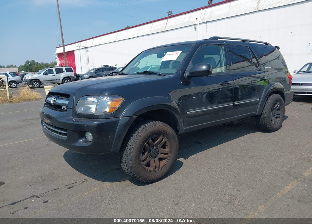 2005 TOYOTA SEQUOIA LIMITED V8 VIN: 5TDBT48A55S240041