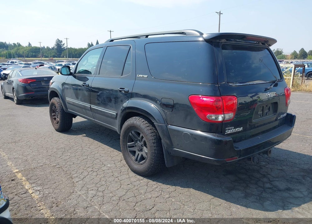2005 TOYOTA SEQUOIA LIMITED V8 VIN: 5TDBT48A55S240041
