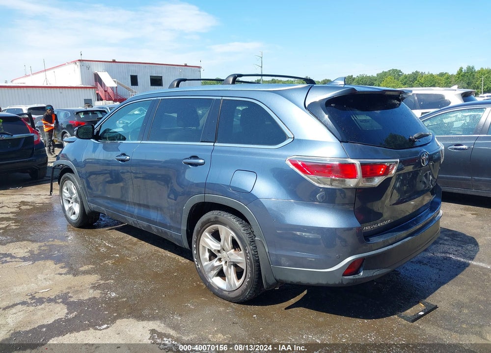 2014 TOYOTA HIGHLANDER LIMITED V6 VIN: 5TDDKRFH4ES005932