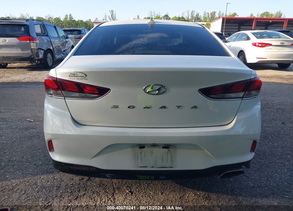2019 HYUNDAI SONATA SEL VIN: 5NPE34AFXKH776973