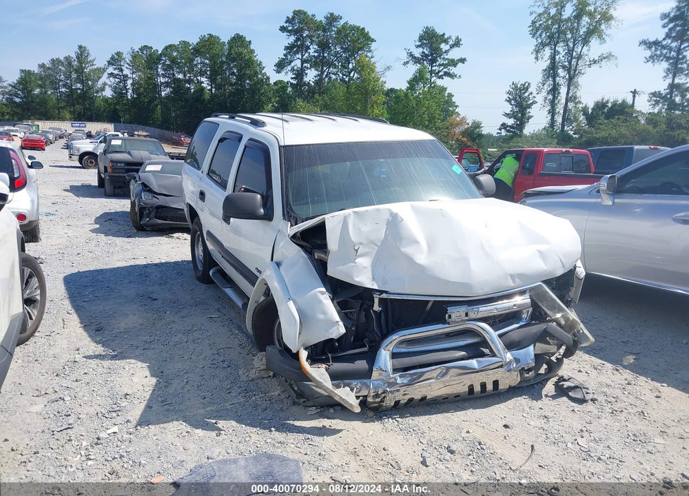 2001 CHEVROLET TAHOE LS VIN: 1GNEC13T31J295770
