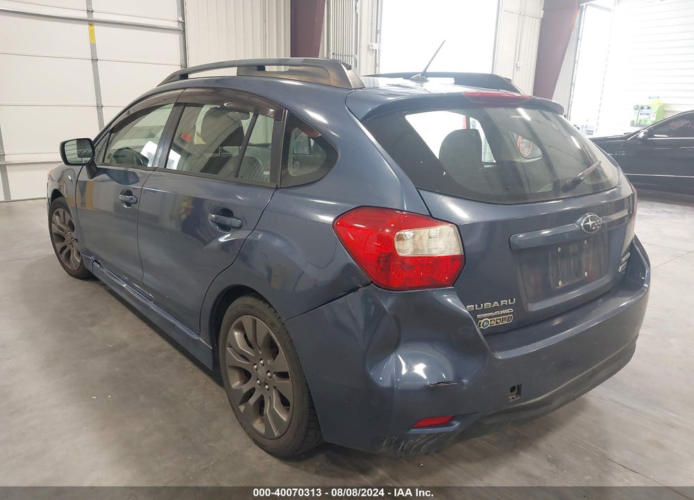 2012 SUBARU IMPREZA 2.0I SPORT LIMITED VIN: JF1GPAS69CH204387
