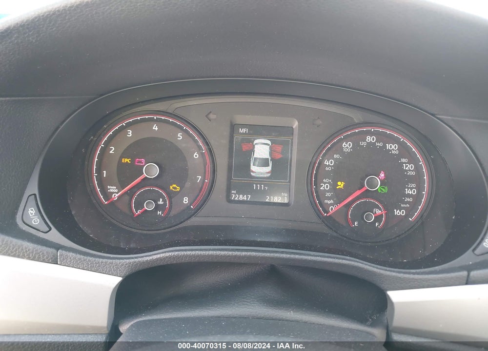 2021 VOLKSWAGEN PASSAT 2.0T SE VIN: 1VWSA7A38MC001325