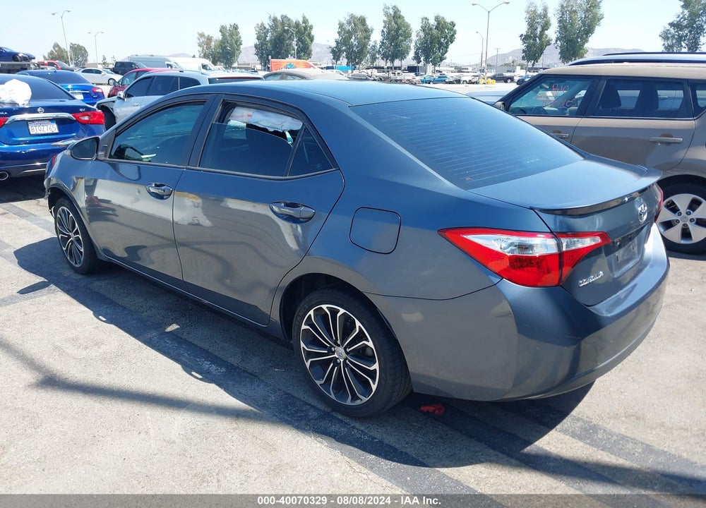 2015 TOYOTA COROLLA S PLUS VIN: 5YFBURHE5FP337411