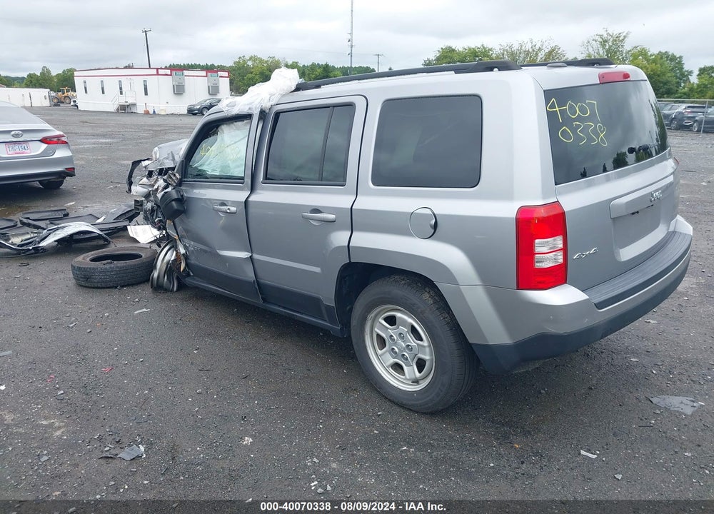 2017 JEEP PATRIOT VIN: 1C4NJRBB5HD179517