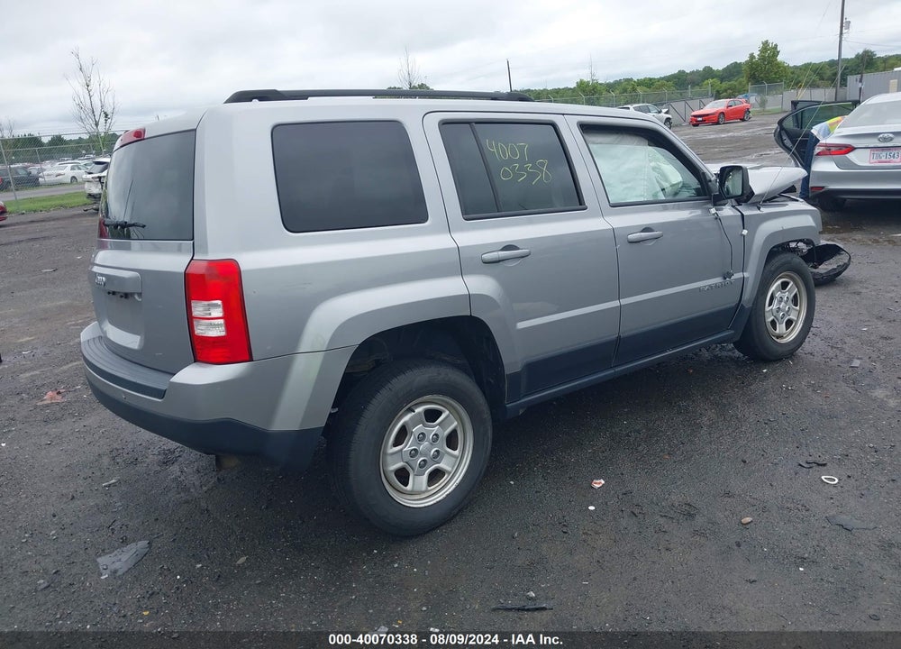 2017 JEEP PATRIOT VIN: 1C4NJRBB5HD179517