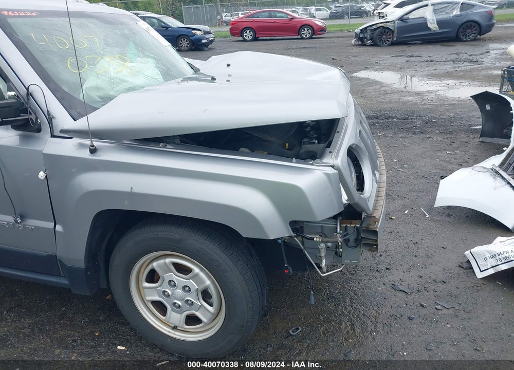 2017 JEEP PATRIOT VIN: 1C4NJRBB5HD179517
