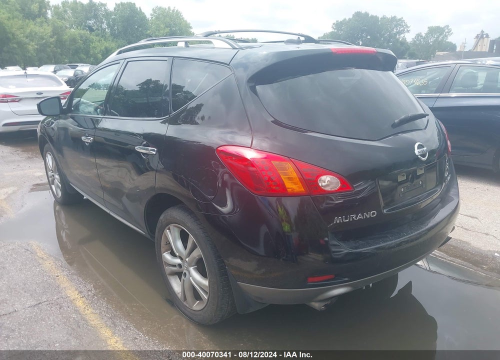 2009 NISSAN MURANO S/SL/LE VIN: JN8AZ18W49W148949