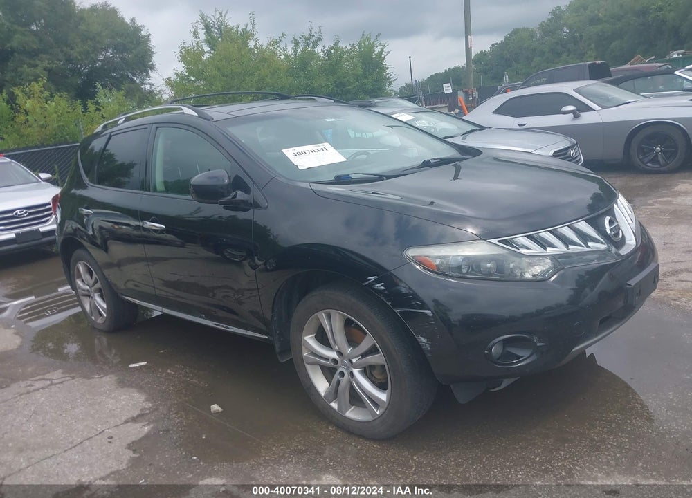 2009 NISSAN MURANO S/SL/LE VIN: JN8AZ18W49W148949