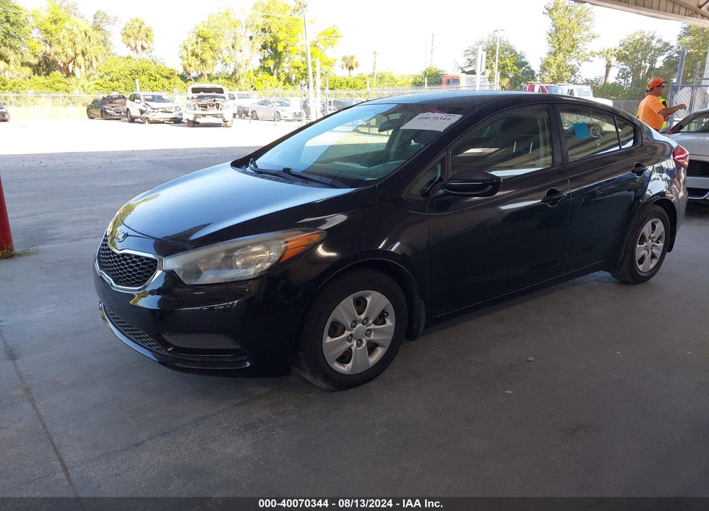 2016 KIA FORTE LX VIN: KNAFK4A65G5621288