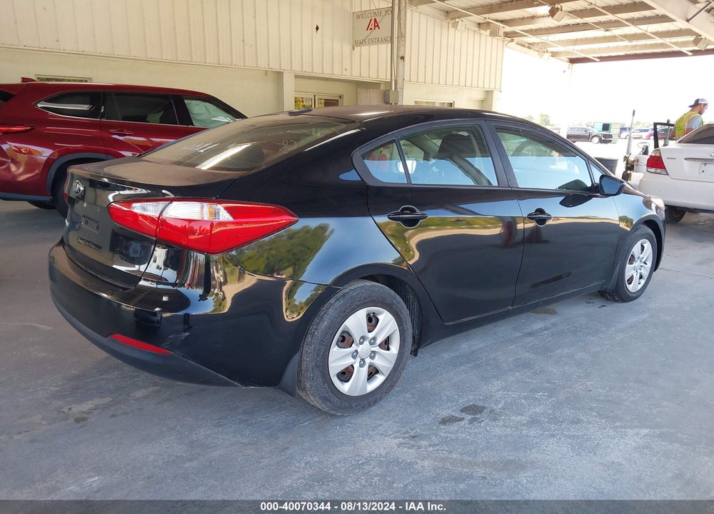 2016 KIA FORTE LX VIN: KNAFK4A65G5621288