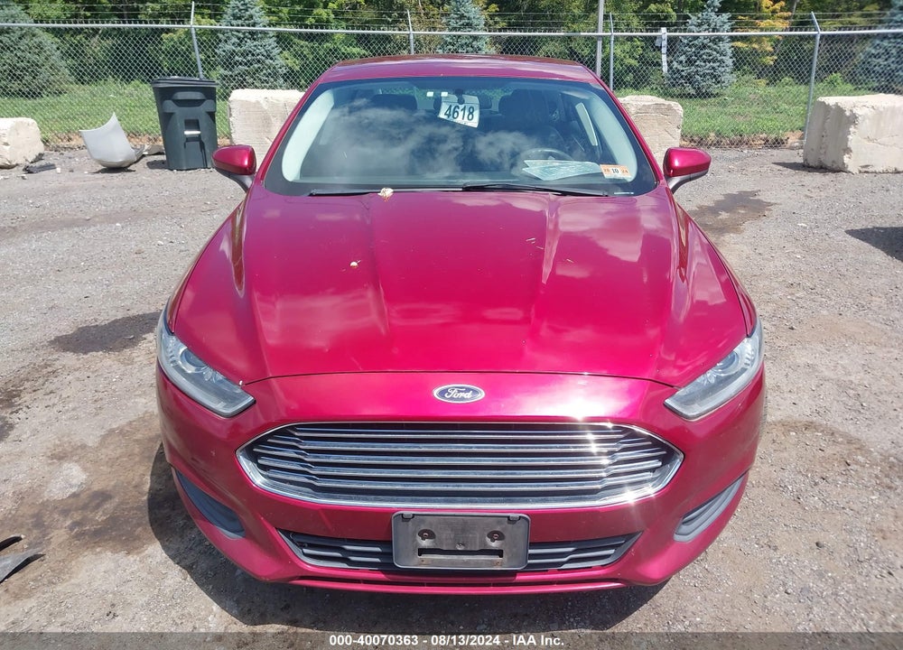 2013 FORD FUSION S VIN: 3FA6P0G73DR374963
