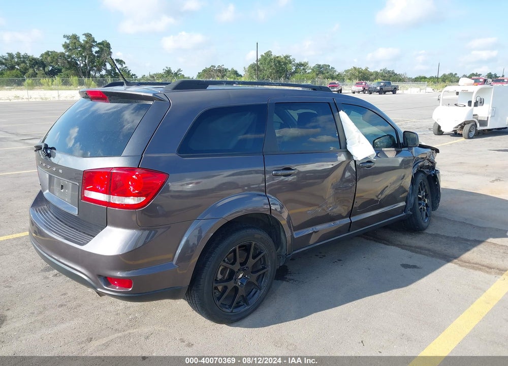 2018 DODGE JOURNEY SXT VIN: 3C4PDCBB2JT500958