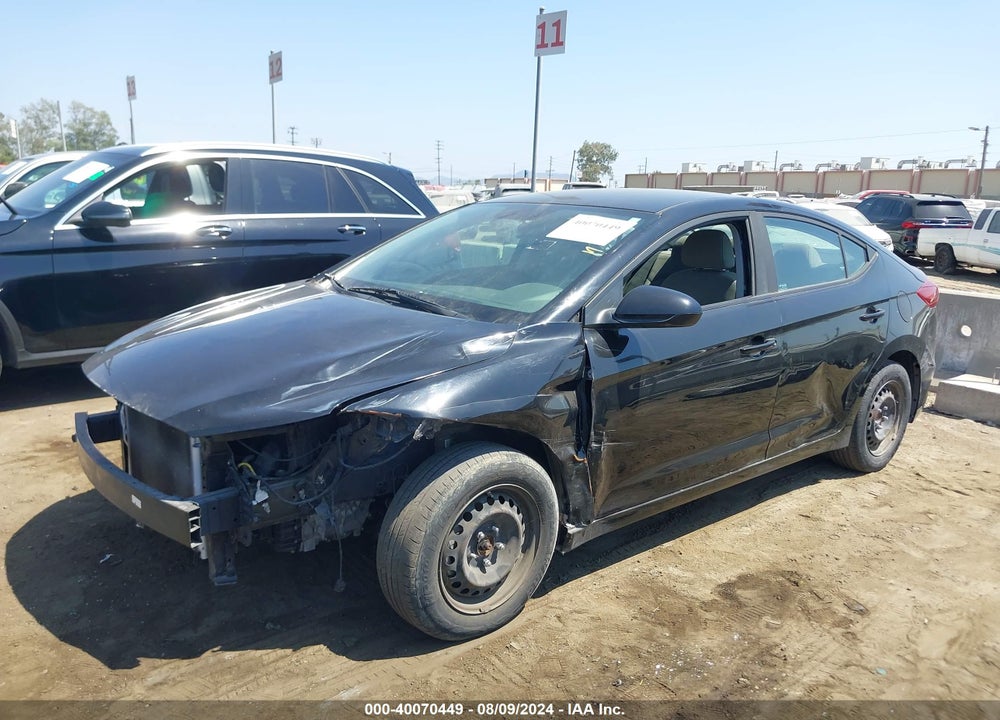 2017 HYUNDAI ELANTRA SE VIN: KMHD84LFSHU272562