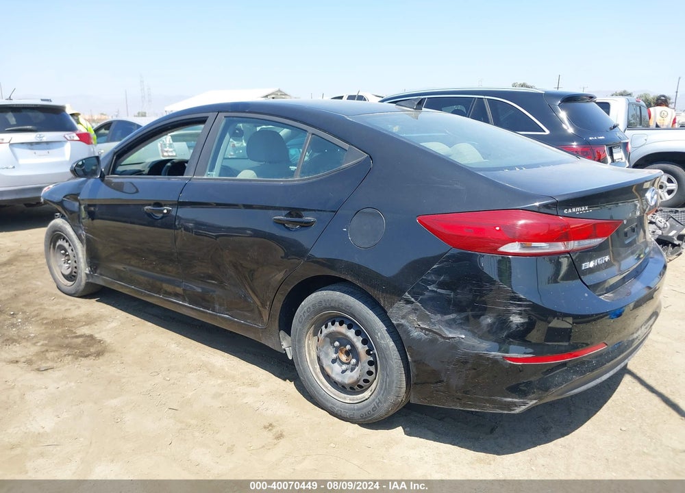 2017 HYUNDAI ELANTRA SE VIN: KMHD84LFSHU272562