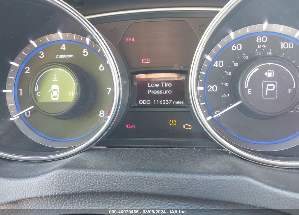 2013 HYUNDAI SONATA GLS VIN: 5NPEB4AC1DH712574