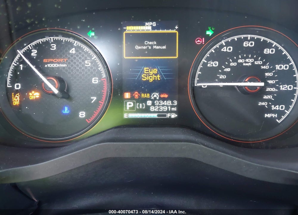 2019 SUBARU FORESTER SPORT VIN: JF2SKAKCXKH428809
